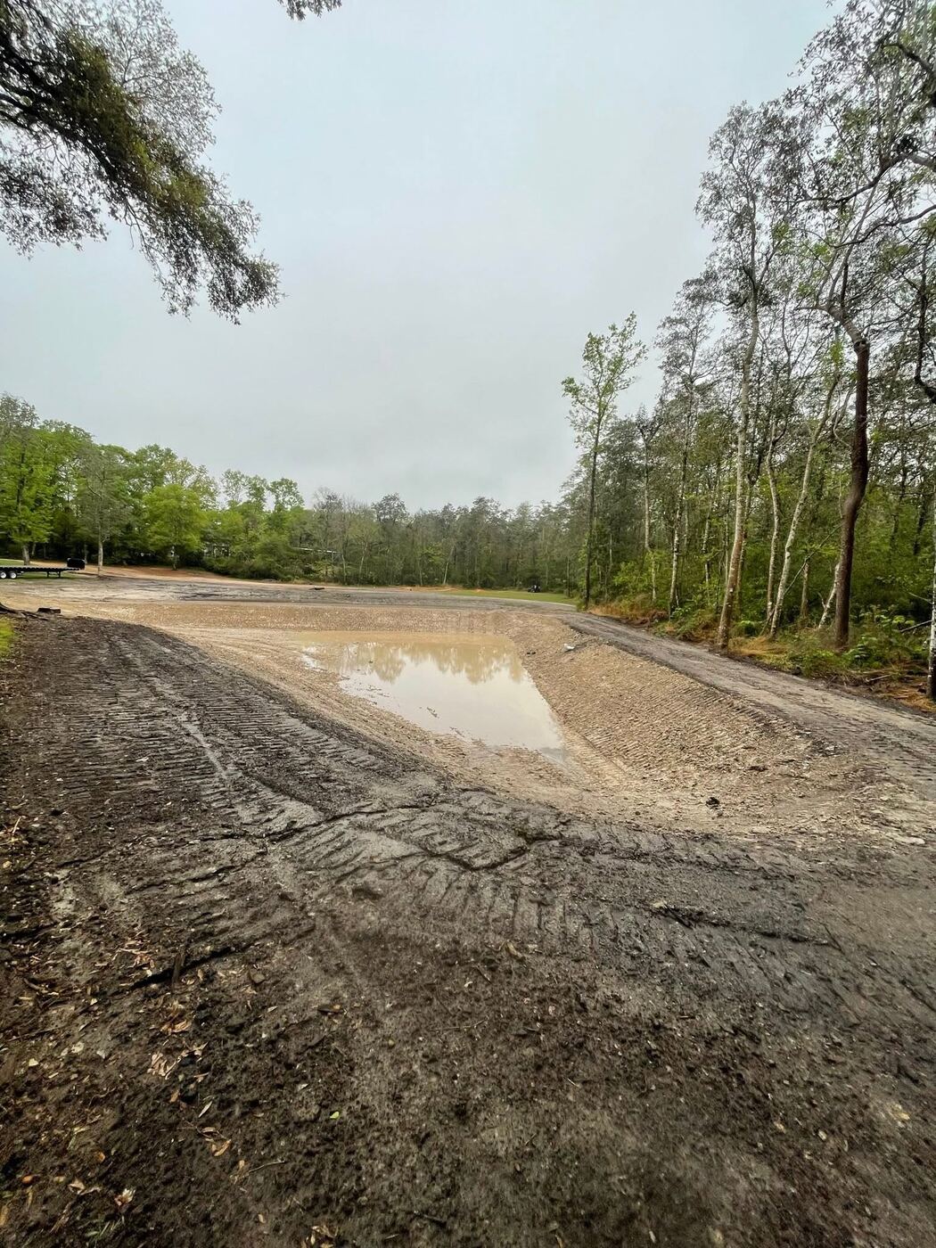 Pond and drainage basin
