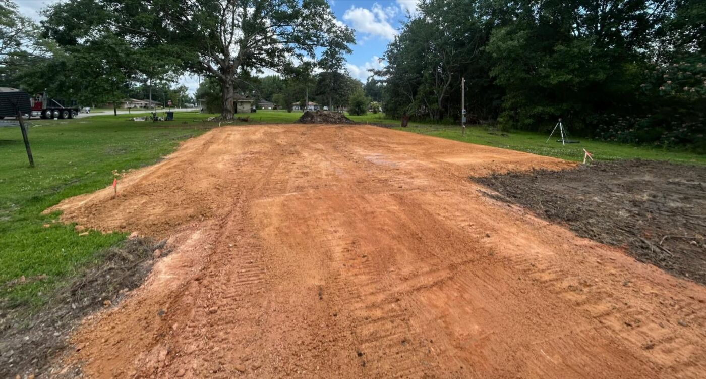 Dirt pad shaped