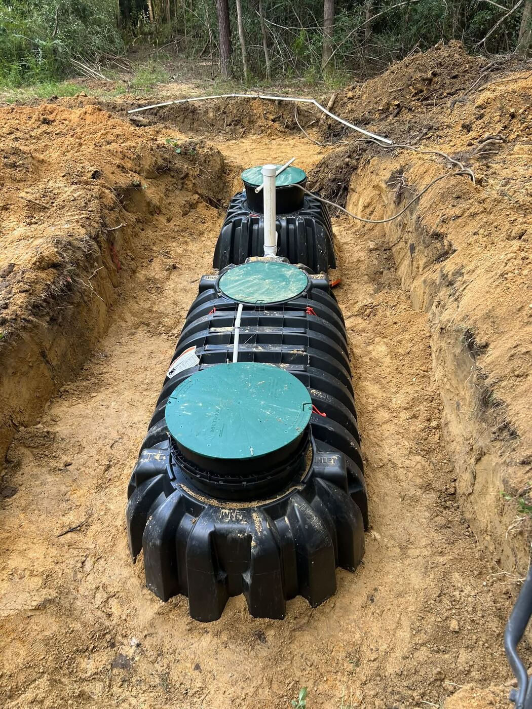 Tank ready for backfill