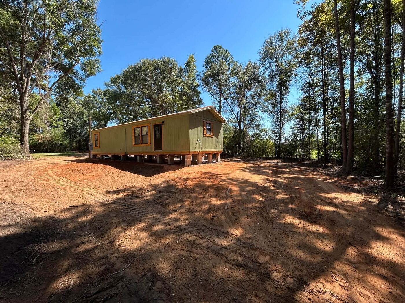 Pad for a manufactured home