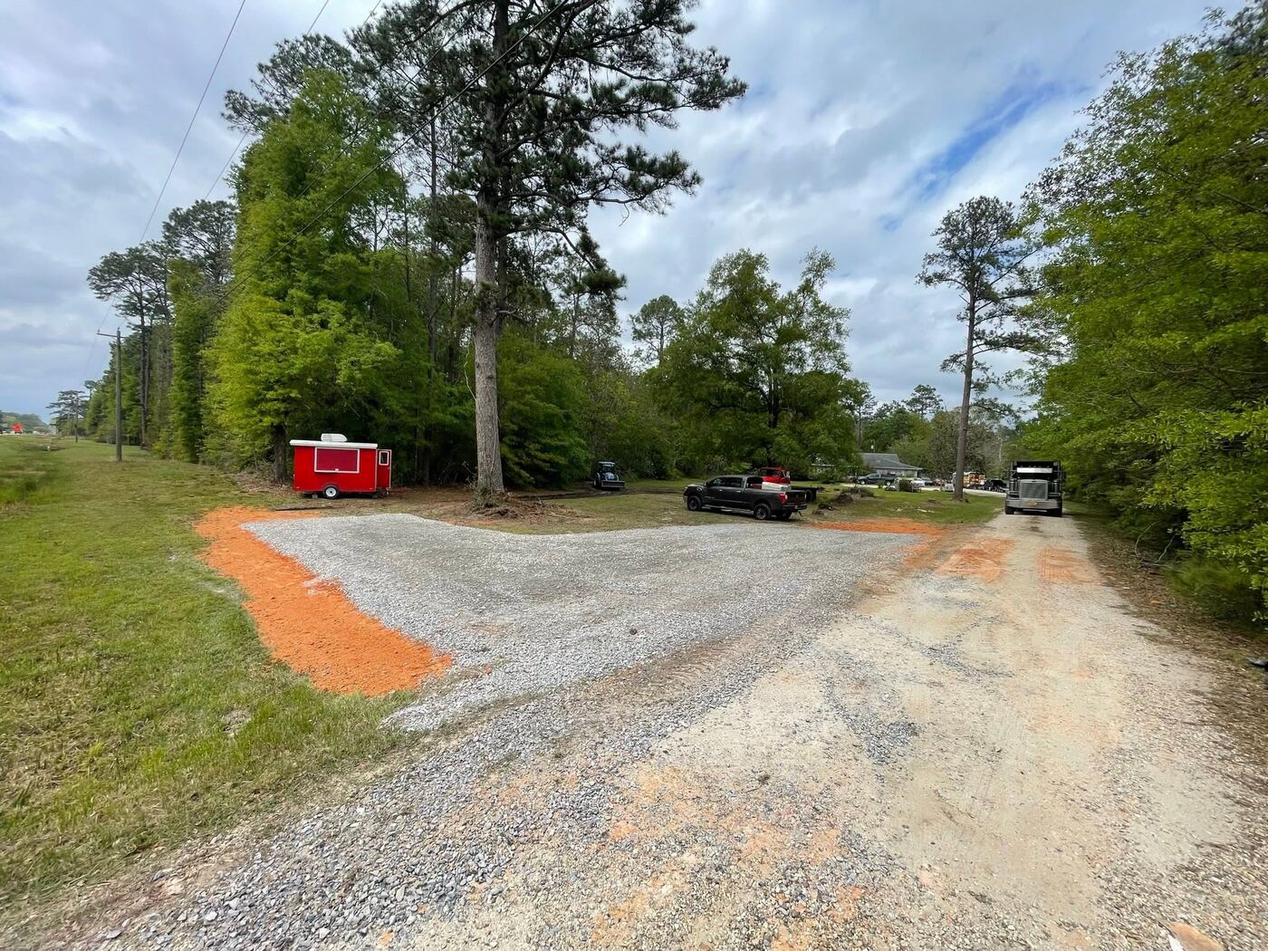 Gravel drive